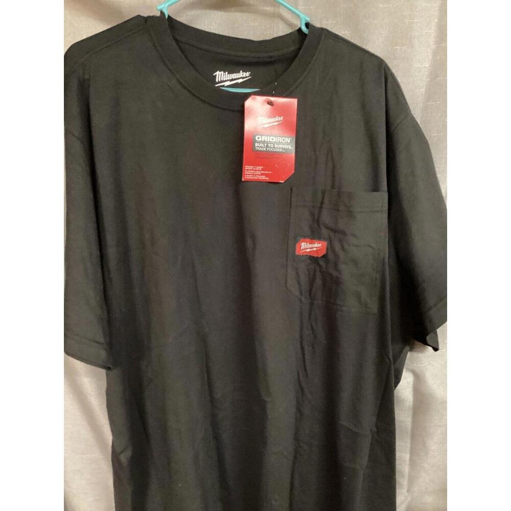MILWAUKEE GRIDIRION POCKET T-SHIRT